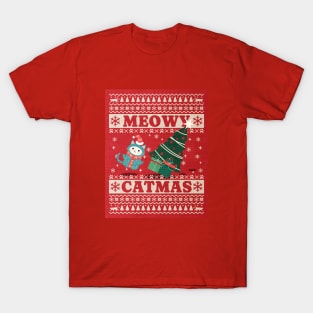 Meowy catmas T-Shirt